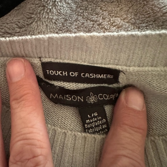 Gray sweater tunic - sz Lg - - Picture 3 of 3